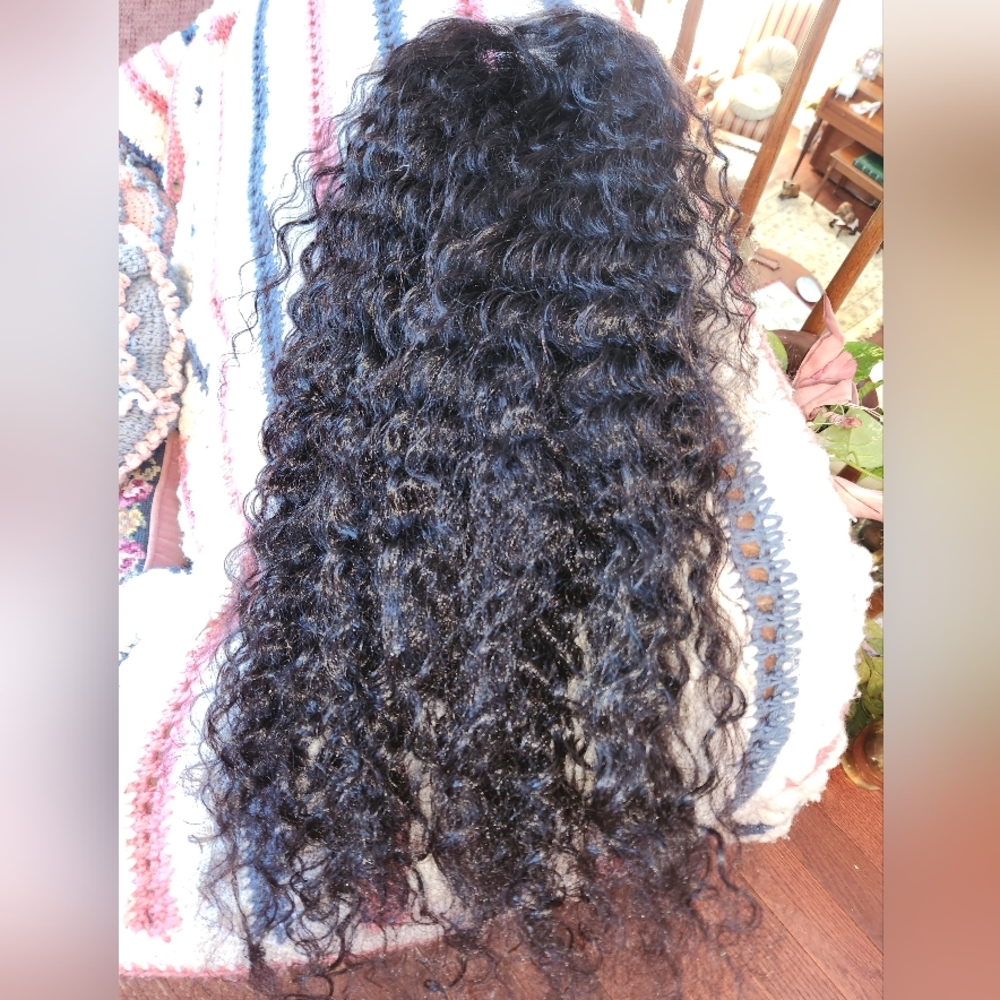 100% human hair wig 24 inches.
